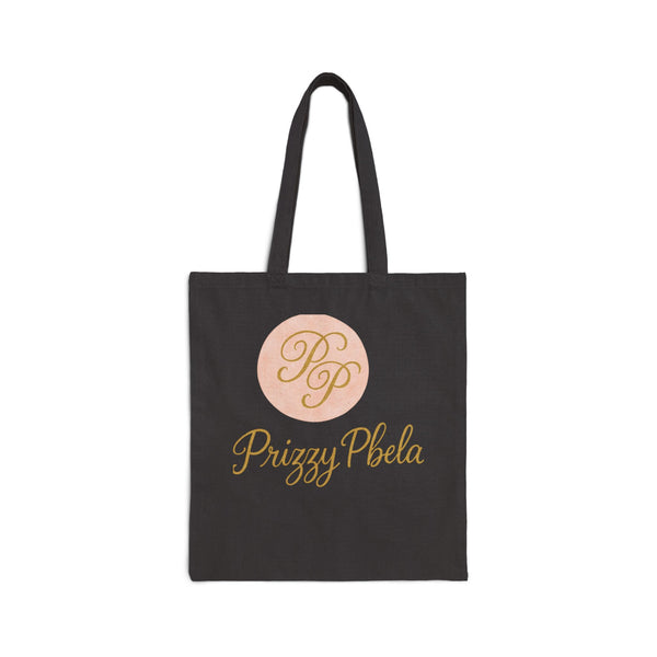 Prizzy P Stylish Cotton Canvas Tote Bag, Eco-Friendly Shopper Bag, Gift for Her, Casual Everyday Carryall