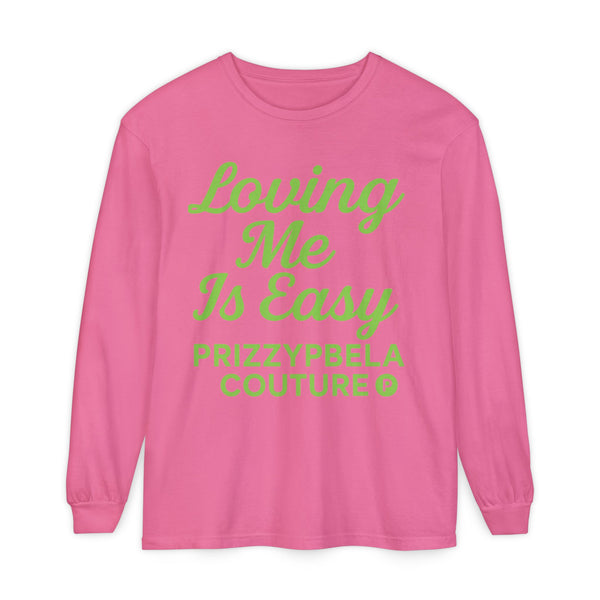 Bay Loving Me Is Easy Long Sleeve T-Shirt for Everyday Comfort