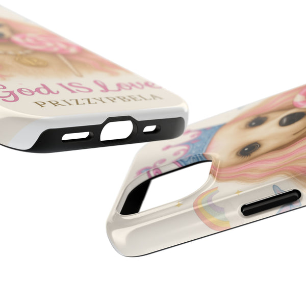 God Love Themed Phone Case | Cute Pet Lover Gift, Custom Phone Cover, Birthday Present, Artful Dog Accessories, Unique Pet Merchandise