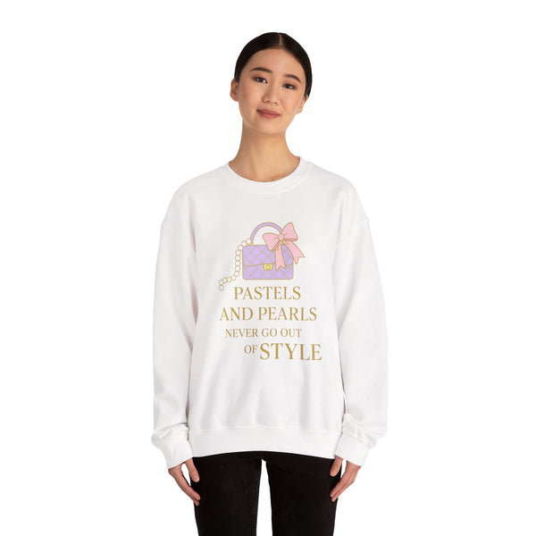 Pearl Cozy Heavy Blend™ Crewneck Sweatshirt  Perfect Gift for Fall, Sweatshirt, Comfortable Crewneck, Casual Style