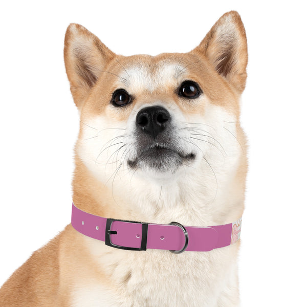 Aria Pink Dog Collar — "PRIZZYPBELA Couture" Fashion Collar