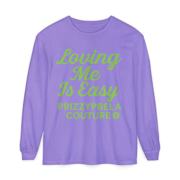 Bay Loving Me Is Easy Long Sleeve T-Shirt for Everyday Comfort