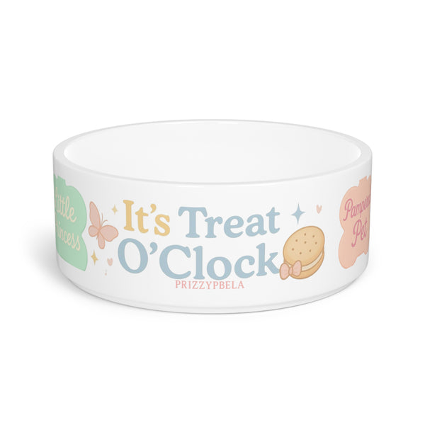 Aria Whimsical Pet Bowl for Little Princesses - Treat O'Clock Design