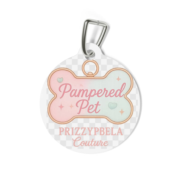 Aria Pampered Pet Tag - Stylish  Dog ID Tag