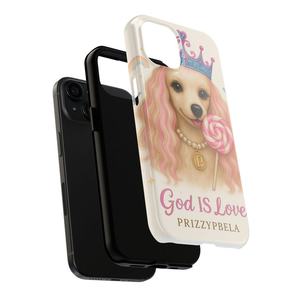 God Love Themed Phone Case | Cute Pet Lover Gift, Custom Phone Cover, Birthday Present, Artful Dog Accessories, Unique Pet Merchandise