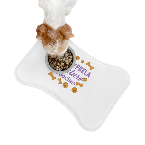 Stylish Pet Feeding Mats for Pooches | Custom Dog Mat, Dog Bowl Placemat, Pet Accessories, Dog Lover Gift, Cute Puppy Decor
