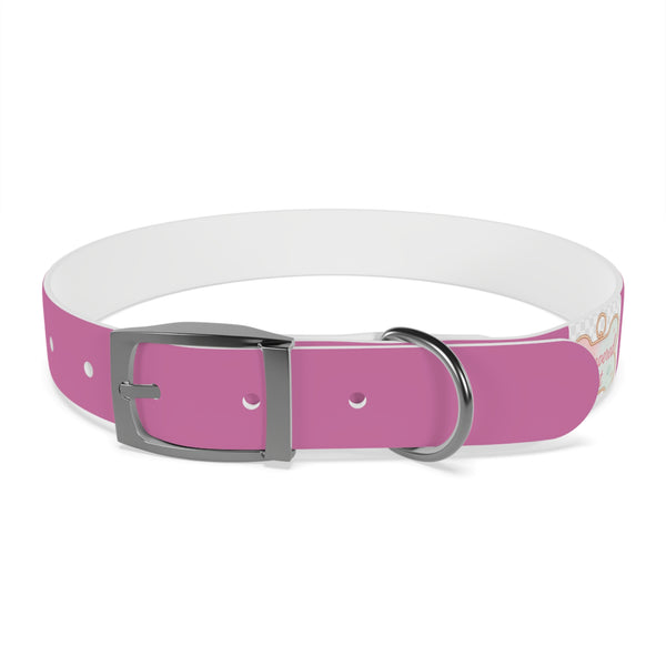 Aria Pink Dog Collar — "PRIZZYPBELA Couture" Fashion Collar