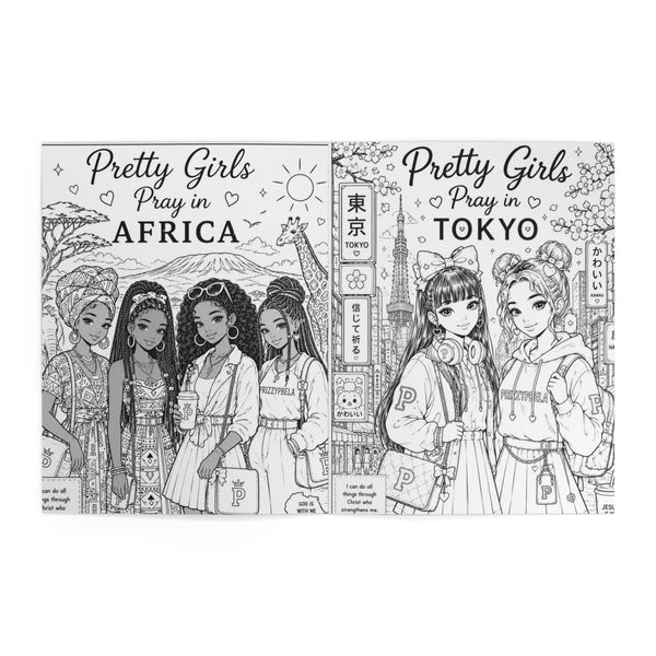 All Pretty Girl's Pray Coloring Book — Faith-Based Kids Activity Book