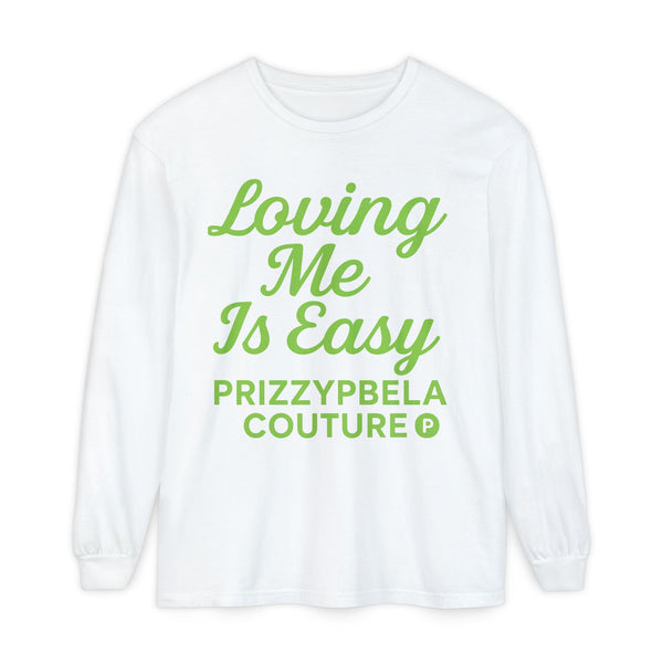 Bay Loving Me Is Easy Long Sleeve T-Shirt for Everyday Comfort