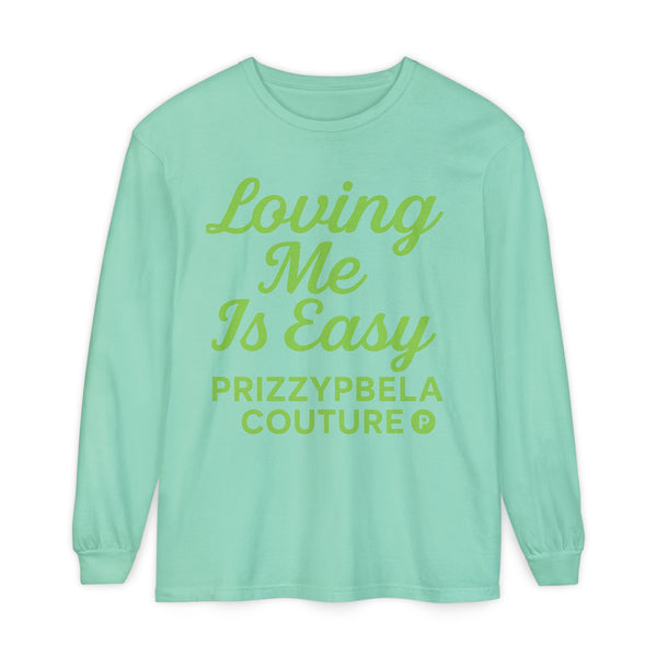 Bay Loving Me Is Easy Long Sleeve T-Shirt for Everyday Comfort