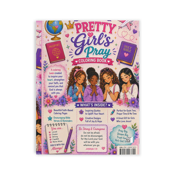 All Pretty Girl's Pray Coloring Book — Faith-Based Kids Activity Book