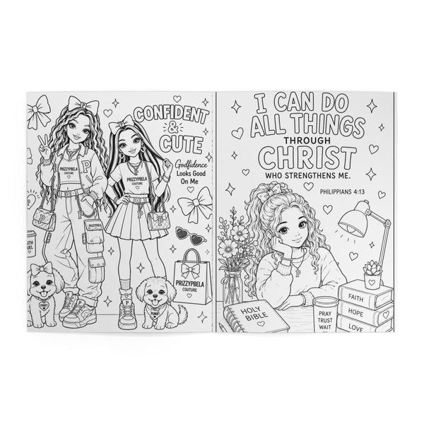 All Pretty Girl's Pray Coloring Book — Faith-Based Kids Activity Book
