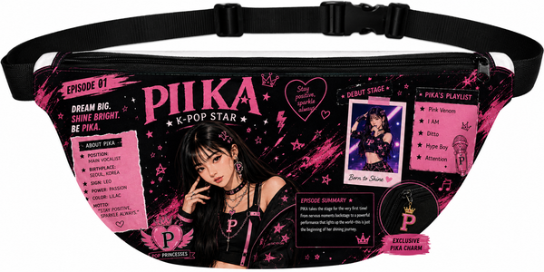@ Pika Fanny Pack — Stay Positive & Sparkle Motivational Waist Bag