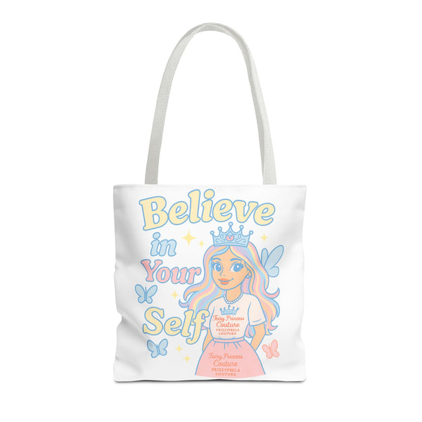 Cady Tote Bag – "Believe in Your Self" Design
