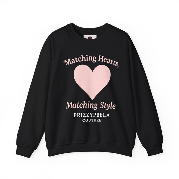 Matching Hearts Crewneck Sweatshirt