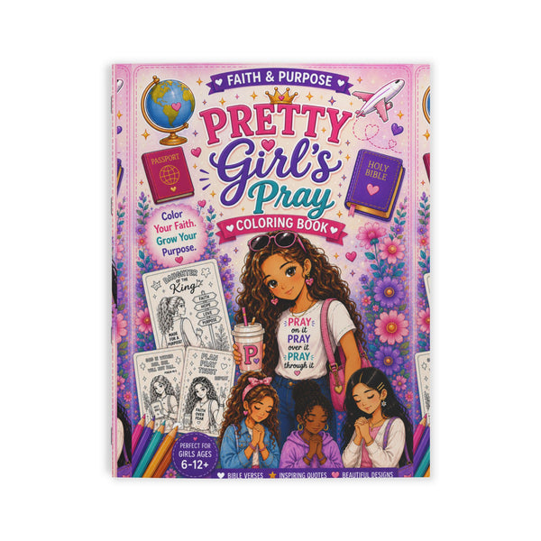 All Pretty Girl's Pray Coloring Book — Faith-Based Kids Activity Book