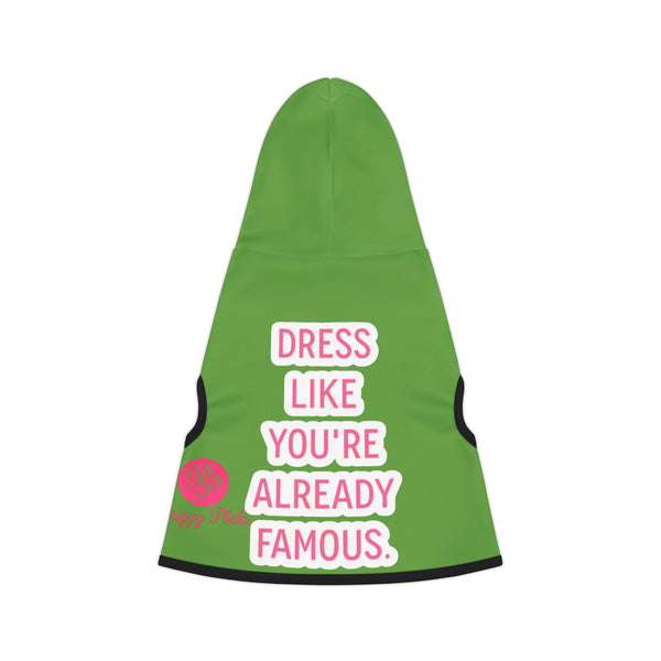 Famous Pet Hoodie, Trendy Dog Sweatshirt, Cute Pet Apparel, Dog Fashion, Celebrity Style for Pets, Gift for Dog Lovers