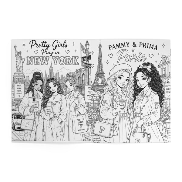 All Pretty Girl's Pray Coloring Book — Faith-Based Kids Activity Book