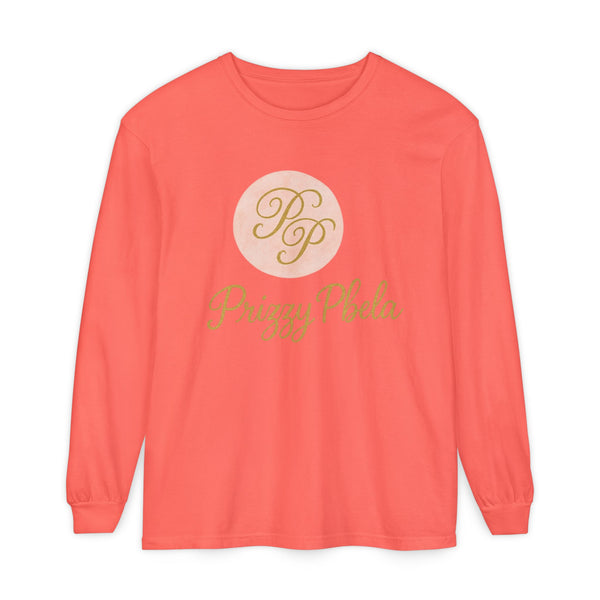 Prizzy P Long Sleeve T-Shirt with Casual Gift, Birthday Apparel, Everyday Wear, Unique Fashion for All Occasions
