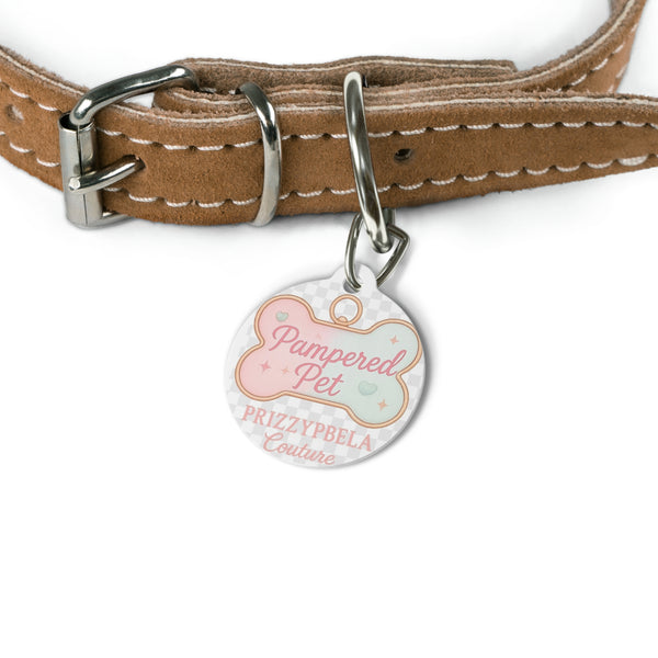 Aria Pampered Pet Tag - Stylish  Dog ID Tag