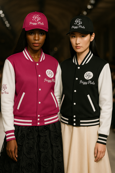 Anna Trendy  Heavyweight Letterman Jacket with Stylish Varsity Jacket, Gift for Her, Custom Sportswear