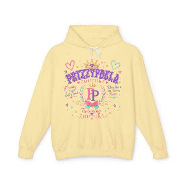 @ PrizzyBela Couture Hooded Sweatshirt — Pastel Princess Graphic Hoodie