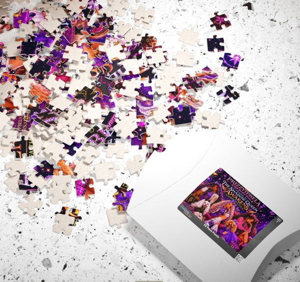 @ The Shadow Queen Awakens Puzzle — 110/252/520/1014-Piece Fantasy Girl Power Jigsaw